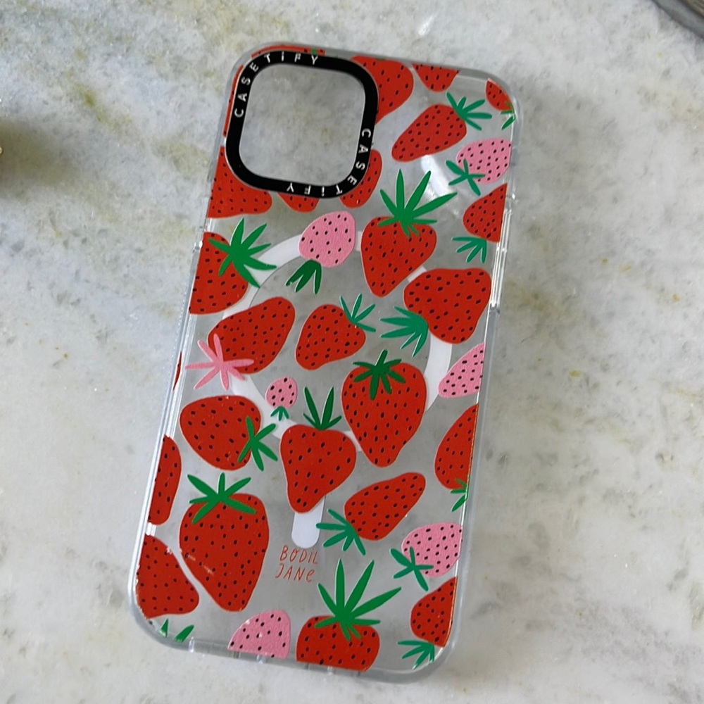 Casetify strawberries bodil Jane iPhone 12